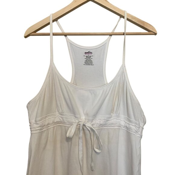VTG 3rd Coast Dress Babydoll Razorback White Sz LG Fairy Skater-Girl Streetwear - Picture 4 of 16